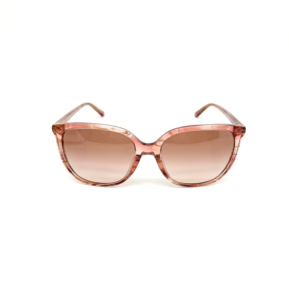 Michael Kors Pink and Brown Sunglasses with Oversized Frame Women